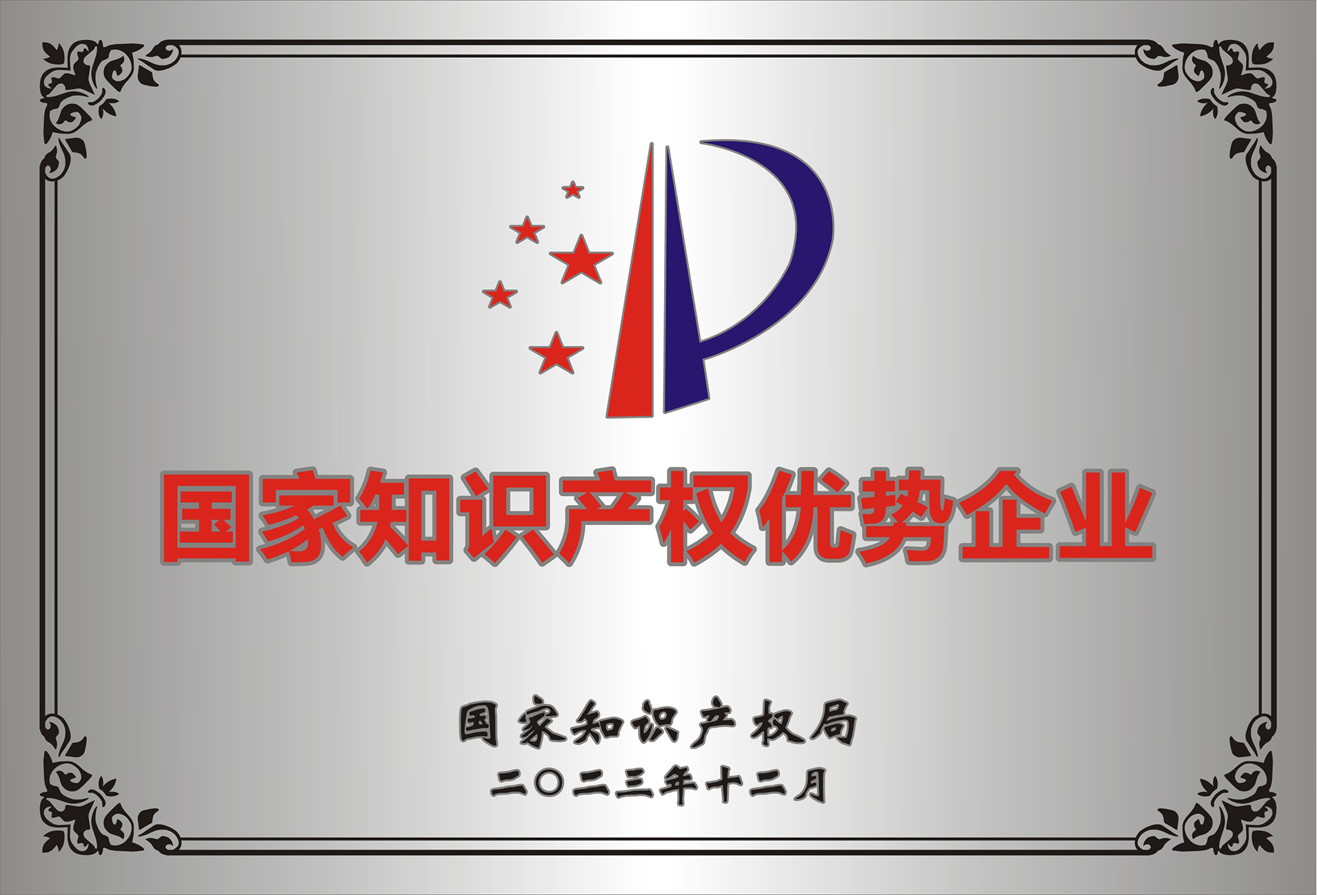 国家知识产权优势企业